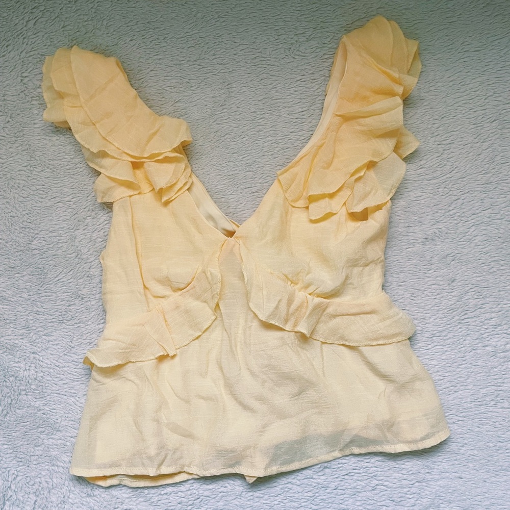Yellow blouse